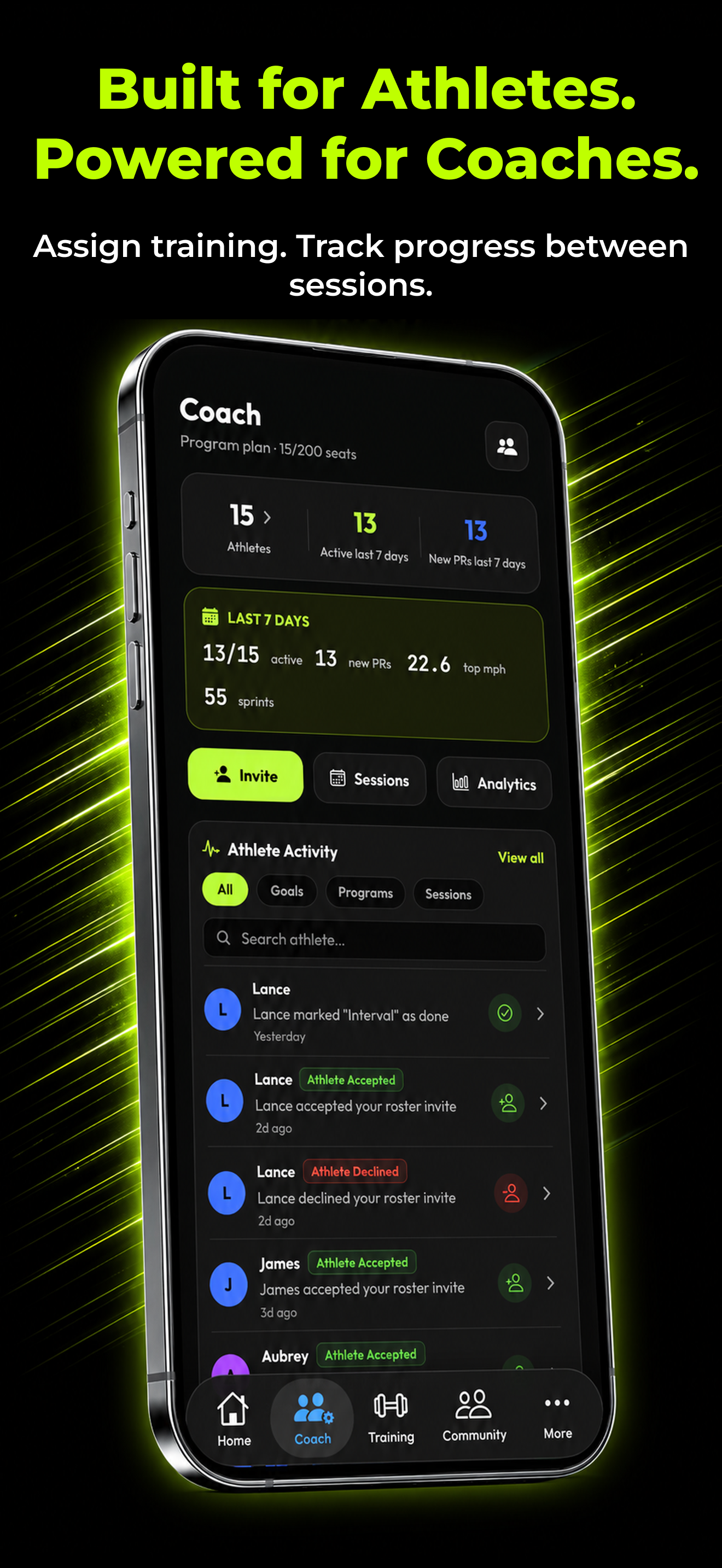 Coach Dashboard